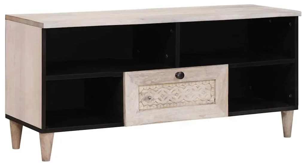 vidaXL Unidades de TV Branco 105 x 33 x 46 cm Madeira processada