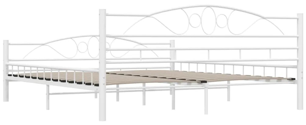 Estrutura de cama 180x200 cm metal branco