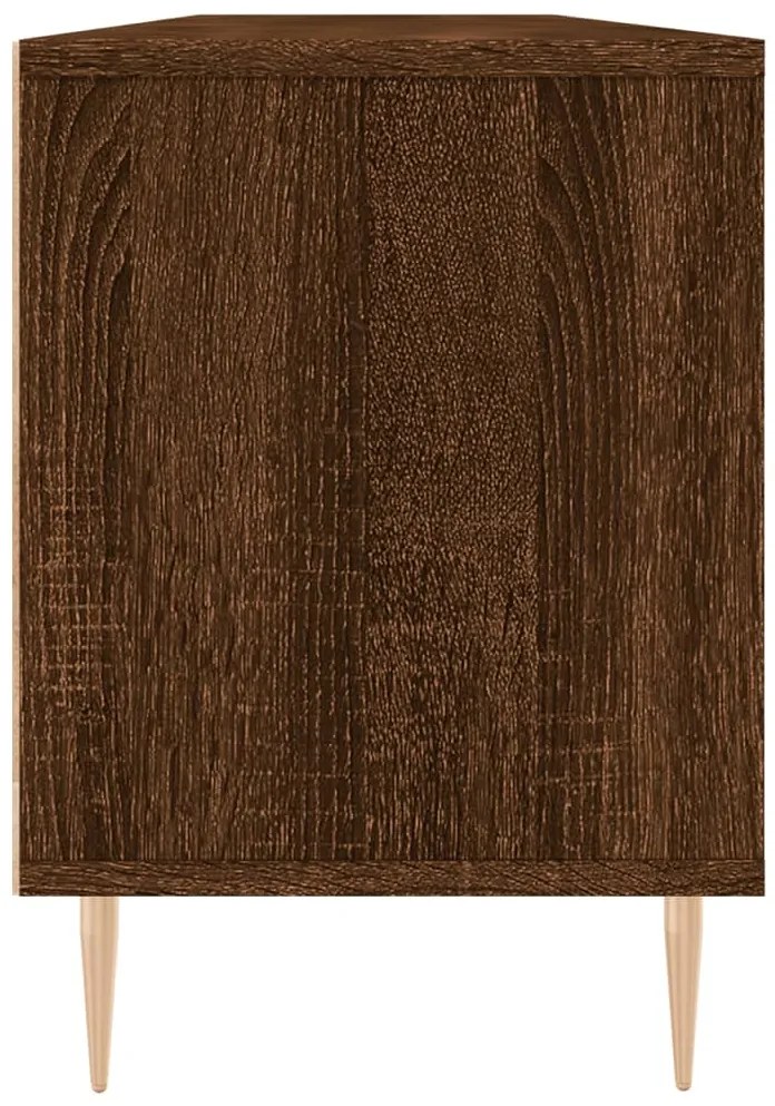 Móvel TV 150x30x44,5 cm derivados de madeira carvalho castanho