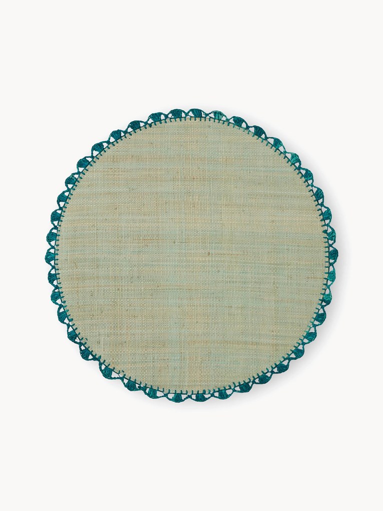Individuais de mesa redondos Senape, conjunto de 2