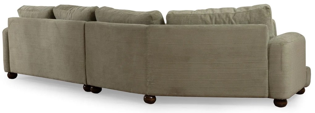 Sofá de 4 Lugares River – Verde – 330x105x90 cm