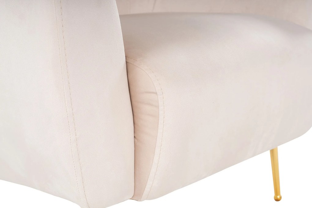 Cadeira Wing Eses – Bege – 70x82x82 cm