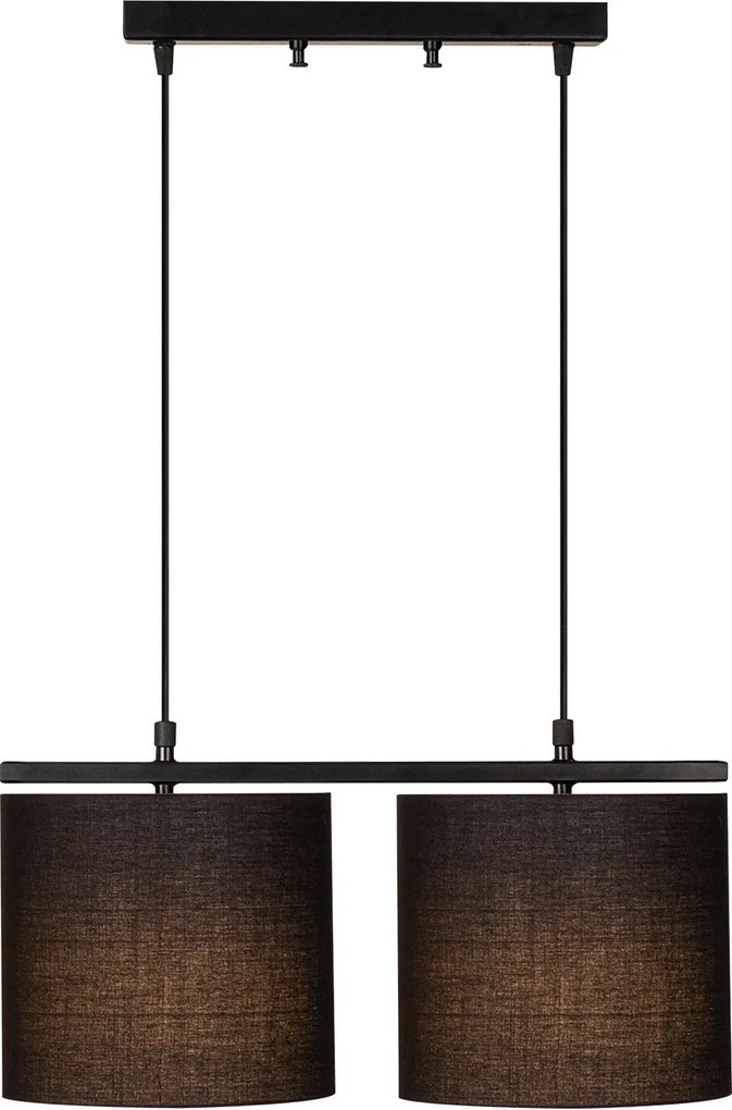 Candeeiro de Teto Valiz – Preto – 47 x 20 cm