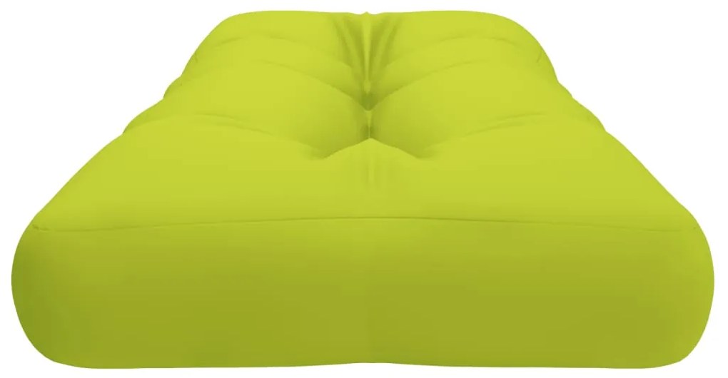 Almofadão p/ sofá de paletes 120x40x12cm tecido verde brilhante