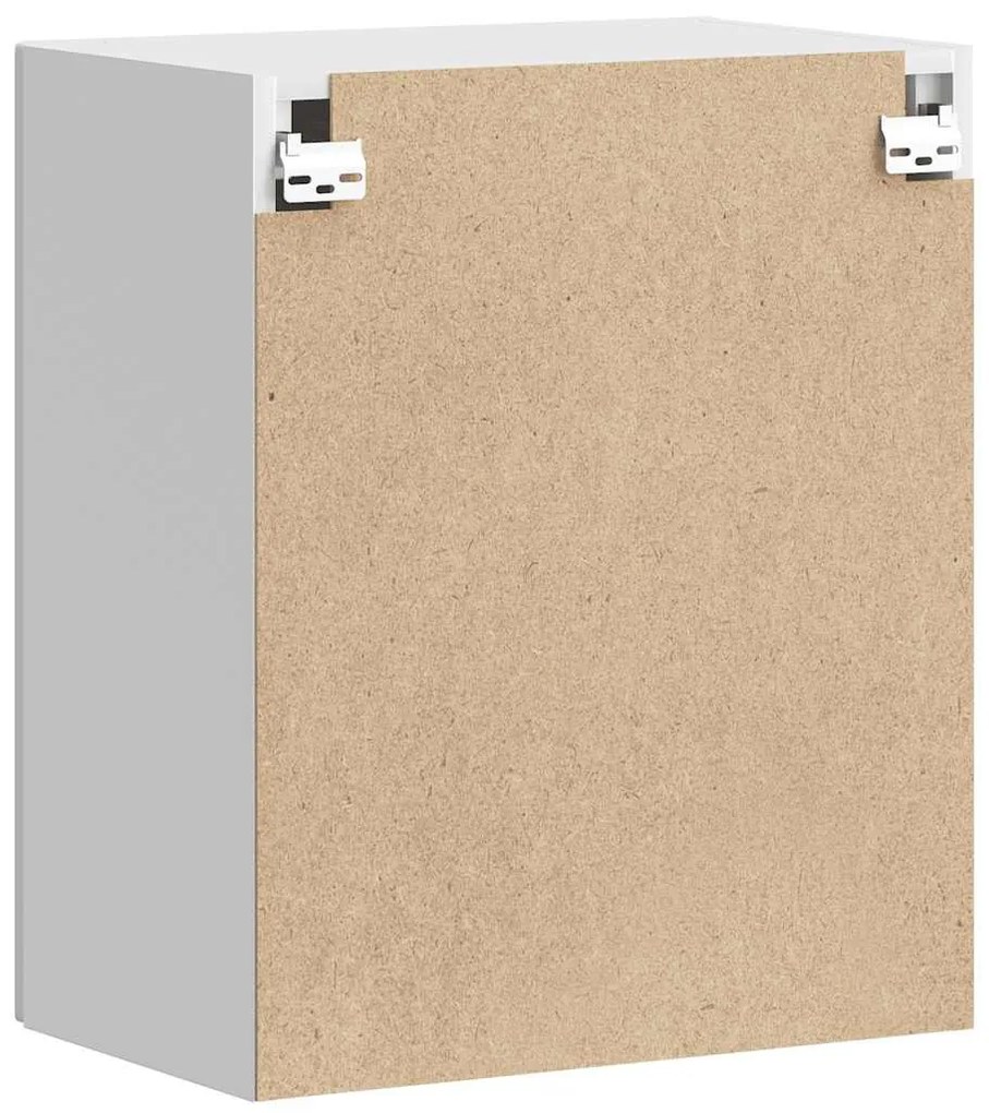 Armários parede cozinha 2 pcs Porto branco brilhante