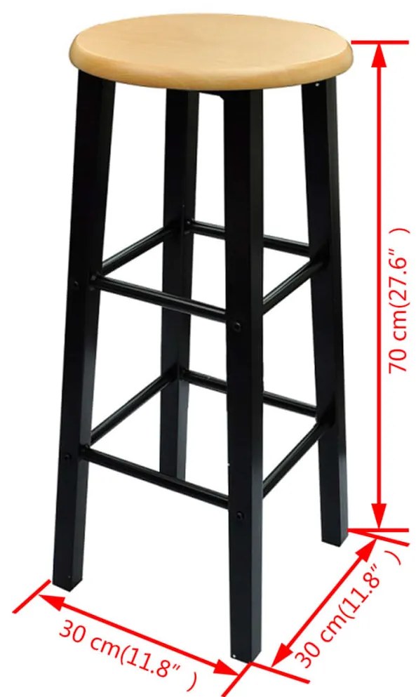 Conjunto de jantar com mesa madeira bronze e aço preto