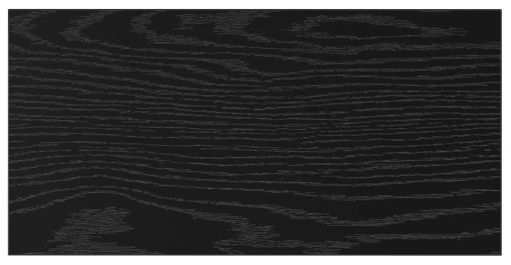 Prateleiras Montadas na Parede Carvalho Preto MDF 40 x 20 x 1.5 cm