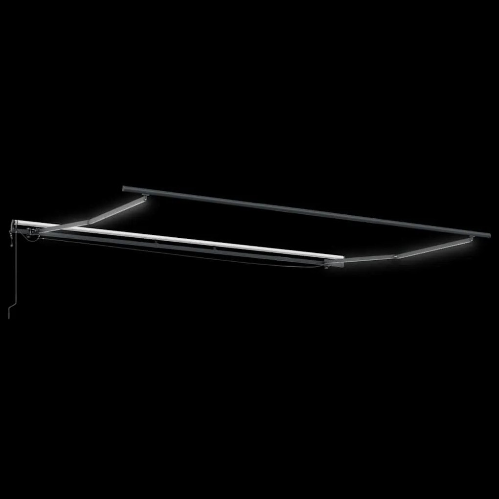 Toldo Retrátil Automático vidaXL com LED Bege 400x350 cm