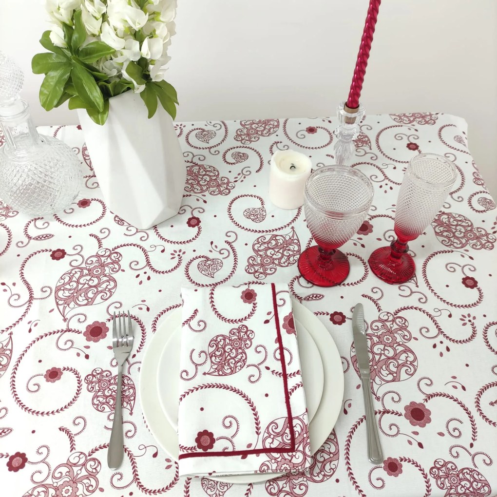 Toalha de Mesa Viana Red BI