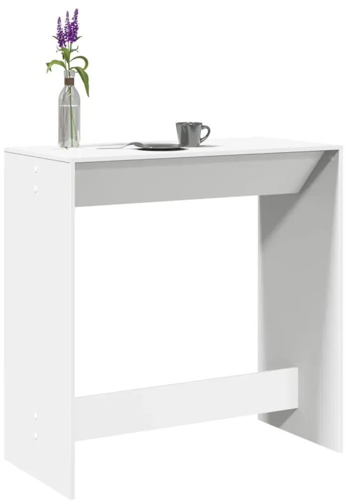 Mesa de bar 102x50x103,5 cm derivados de madeira branco