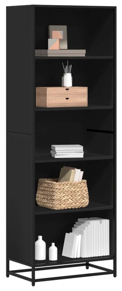 Estante 60x35x170,5 cm derivados de madeira preto