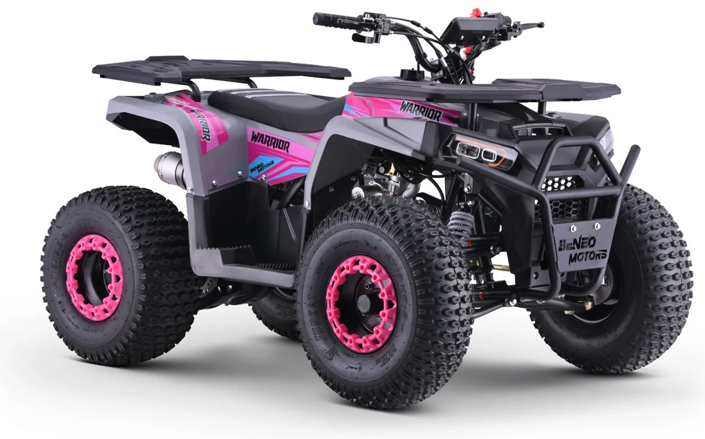 Moto 4 gasolina crianças Motors WARRIOR 125cc Rosa