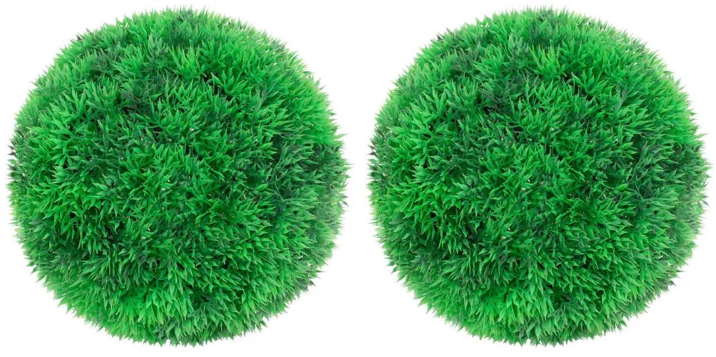 Bolas de buxos artificiais 2 pcs 22 cm