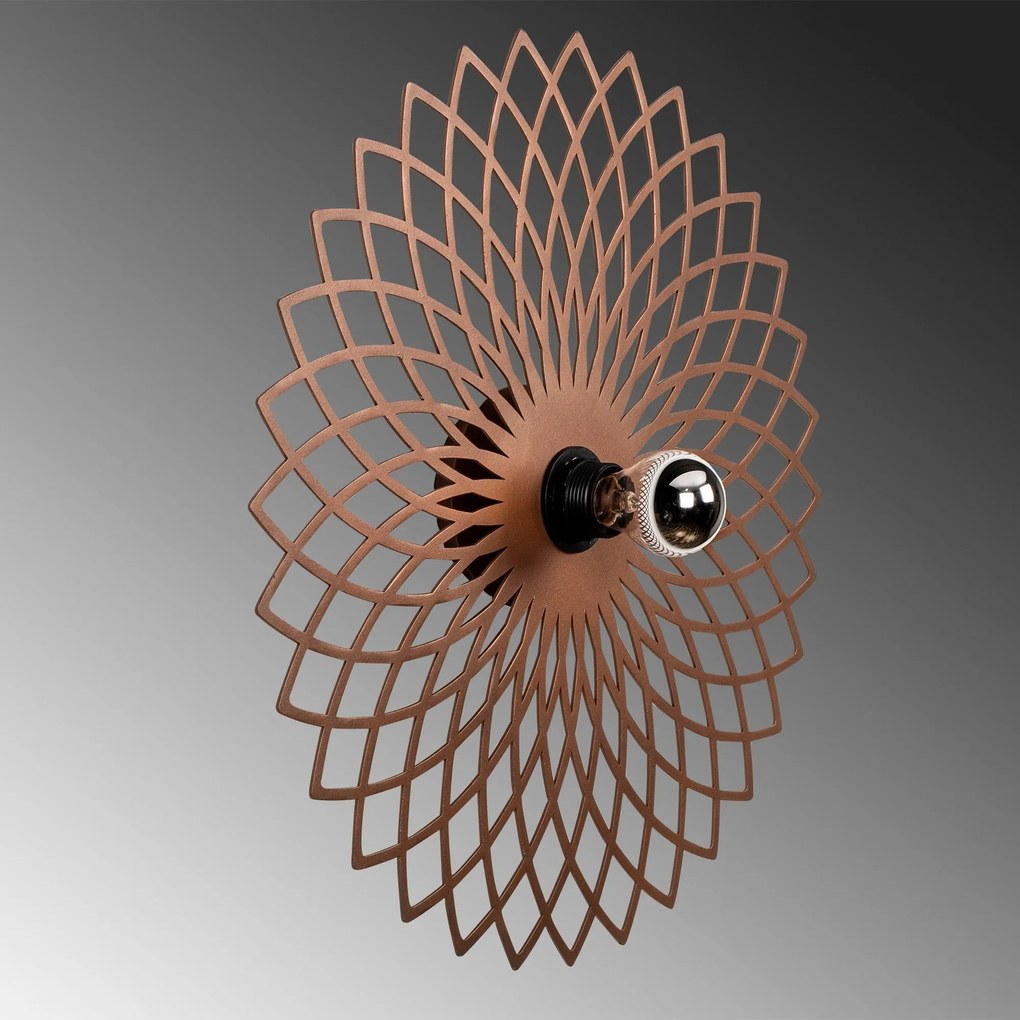 Aplique de Parede Fellini – Cobre – 50 x 12 x 50 cm