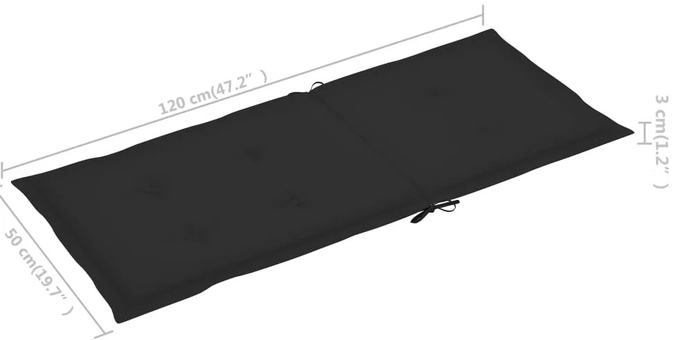 Cadeiras de jardim dobráveis c/ almofadões 6 pcs acácia maciça