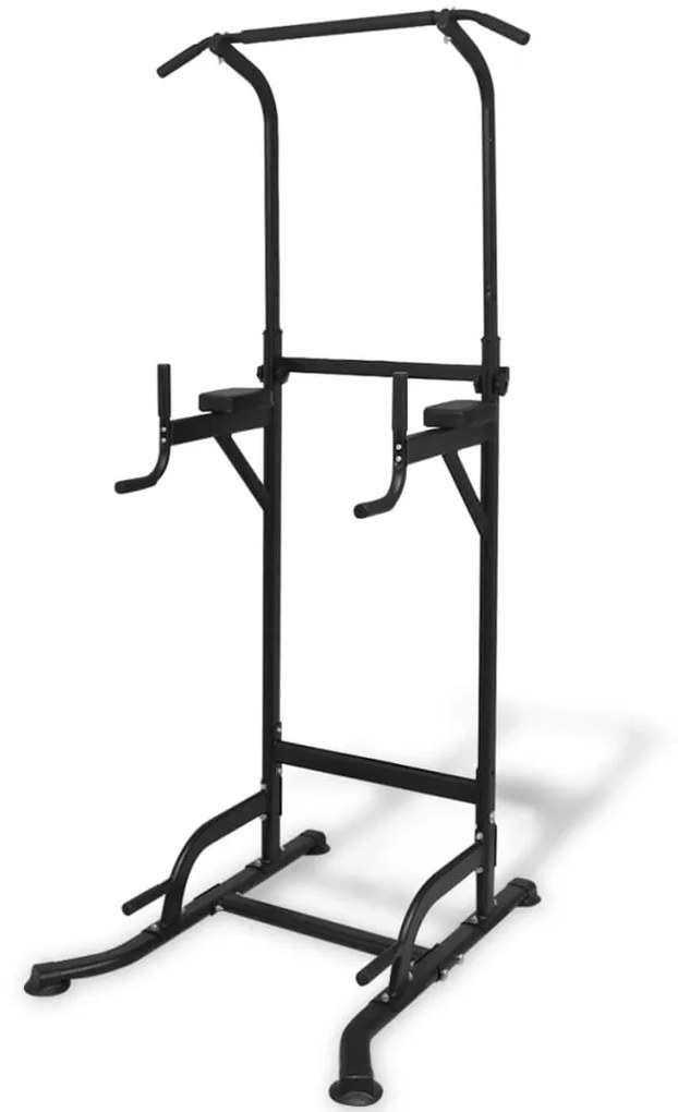 91192 vidaXL Torre de musculação 182-235 cm