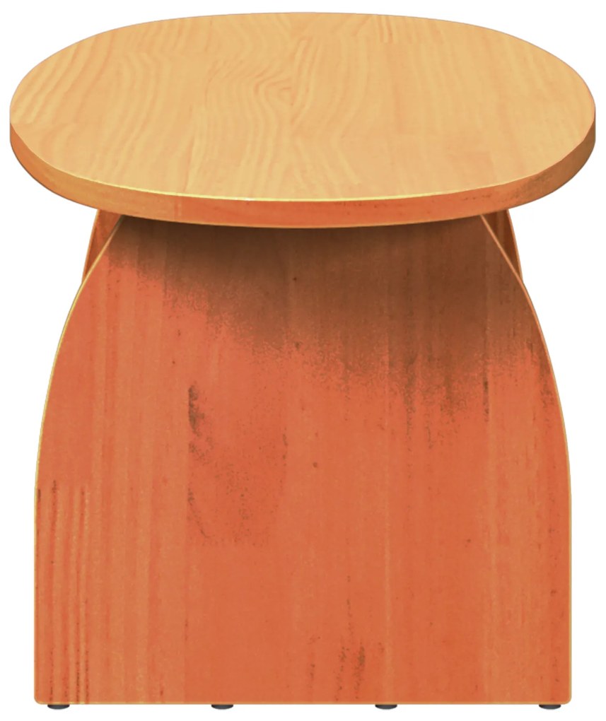 Mesa de centro Castanho-mel 80 x 40 x 35 cm