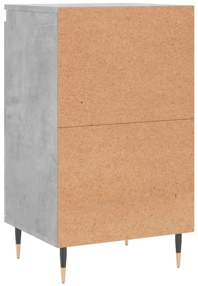Aparadores 2 pcs 40x35x70 cm derivados de madeira cinza cimento