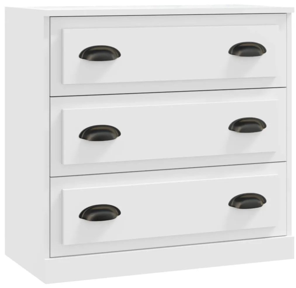 Aparadores 2 pcs derivados de madeira branco
