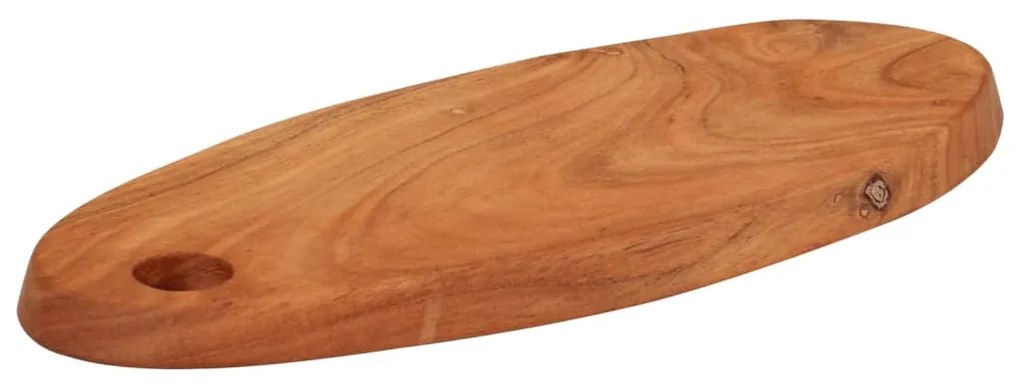 vidaXL Tábua de cortar 46x20x2,5 cm madeira de acácia maciça