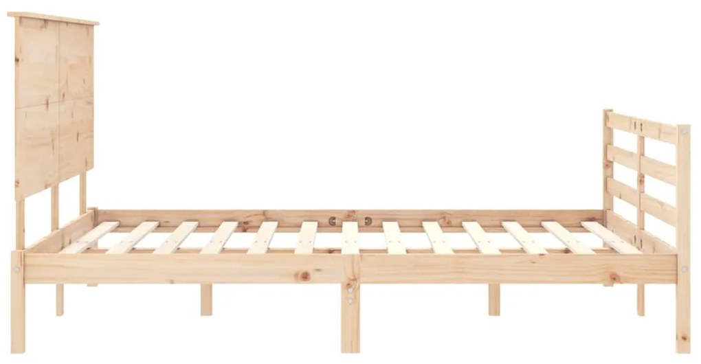 Estrutura de cama King Size com cabeceira madeira maciça