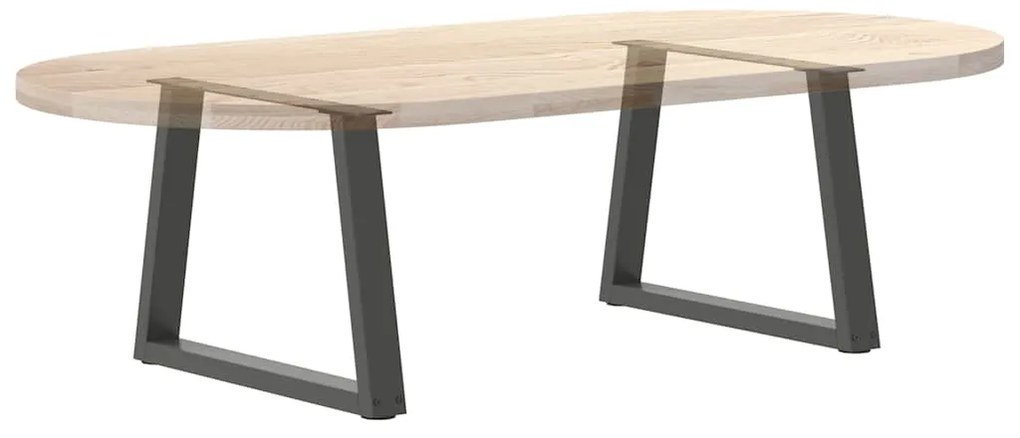 Pés para mesa de centro em forma de V, 2 peças, antracite, 50x (42-43,