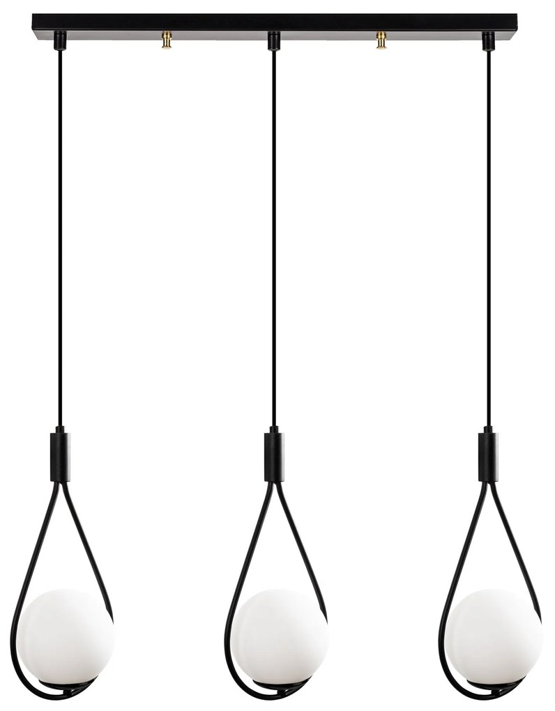 Candeeiro de Teto GMN-00008 – Preto – 70 x 15 cm