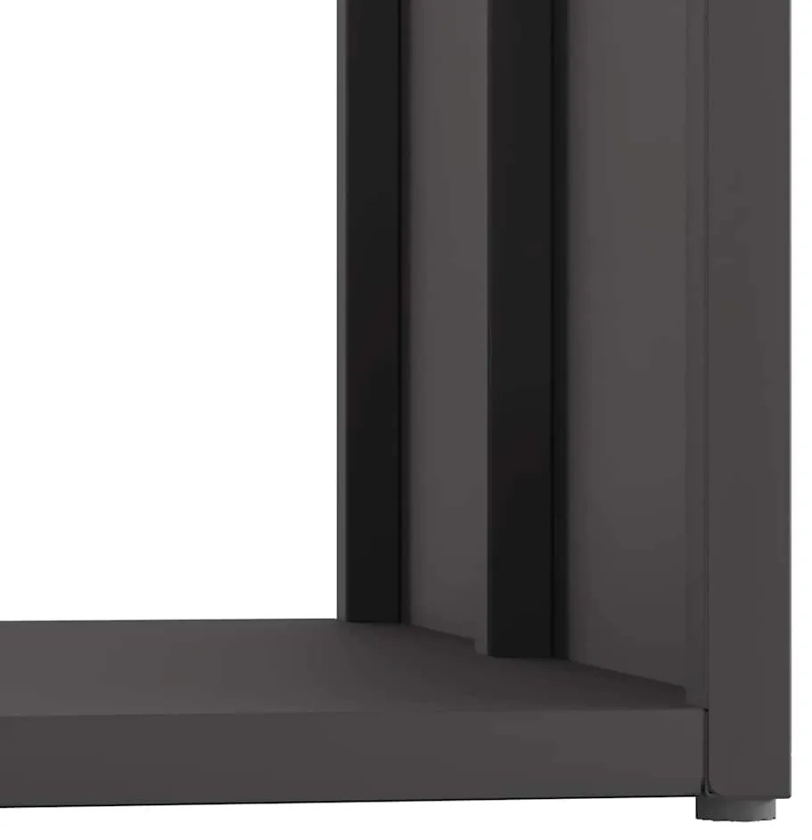 Suporte para lenha 40x40x40 cm aço laminado a frio preto