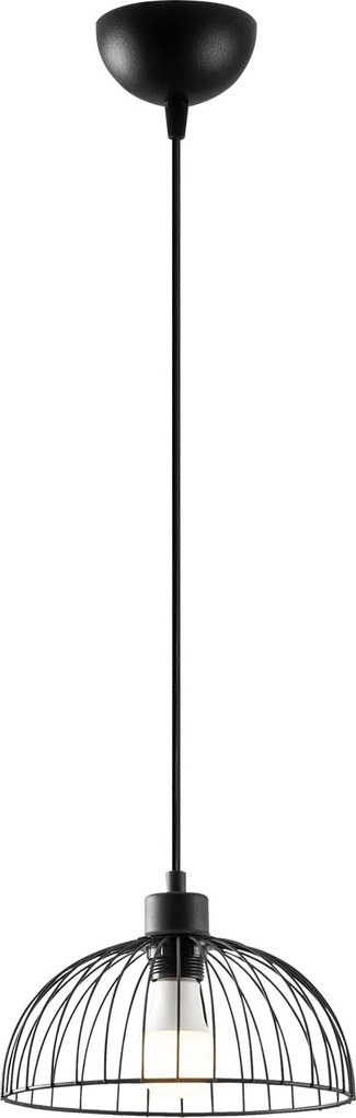 Candeeiro de Teto Beybisi – Preto – 25 x 25 cm