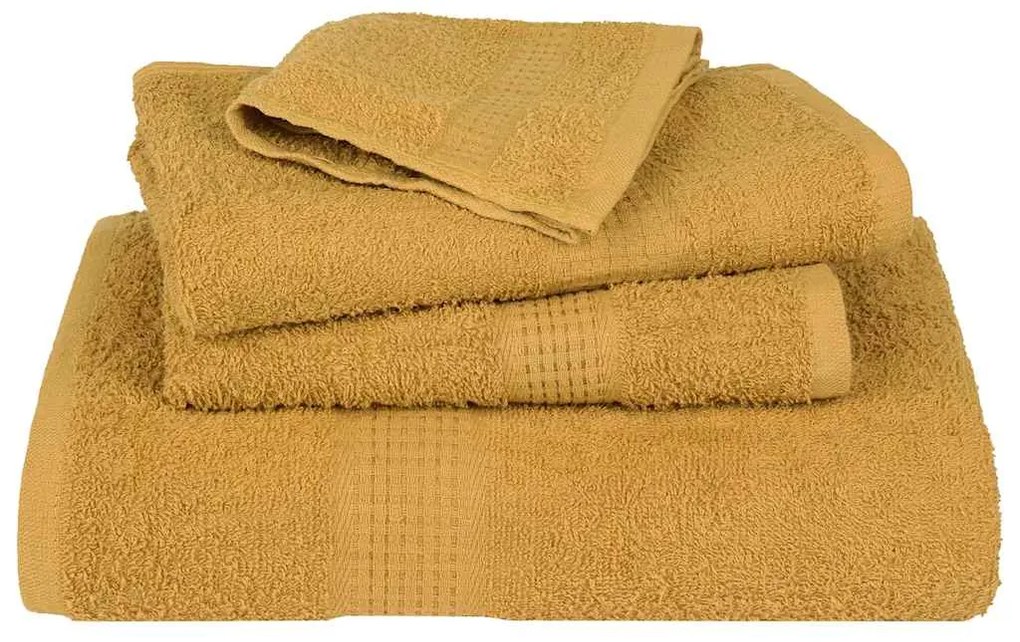 Toalhas de mãos 2 pcs 30x30 cm 360 g/m2 100% algodão ouro