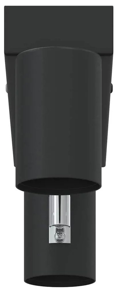 Spotlight de Teto Ajustável em Dois Sentidos Preto E27