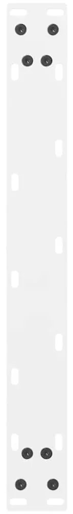 Pés para mesa de centro , brancos, 2 peças, 50x(30-31) cm, aço