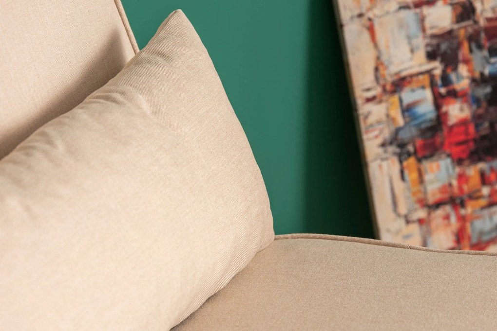 Sofá-cama 1 Lugar Folde – Creme – 180 x 80 cm