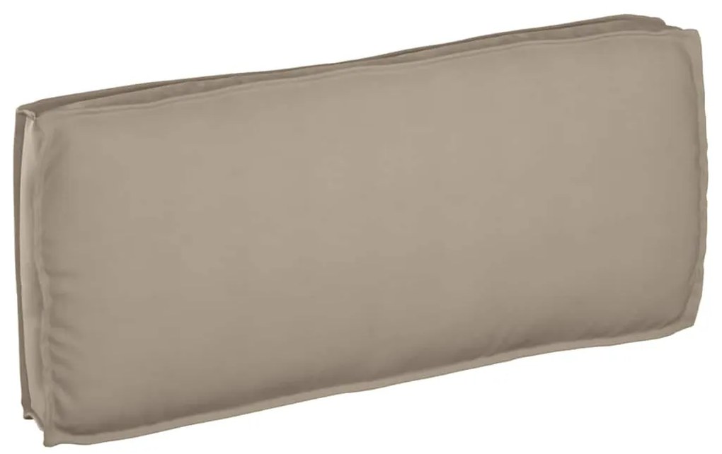 vidaXL Capa de Palete pra Assento/Costas Taupe 120x50x12 cm em Tecido Oxford