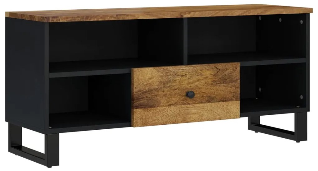 Móvel de TV 100x33x46 cm mangueira maciça/derivados madeira