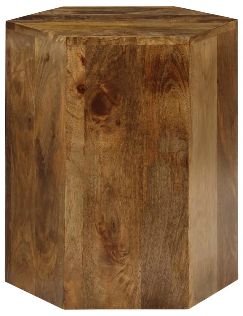 Conjunto de mesas de centro 3 pcs madeira de mangueira maciça