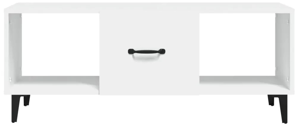 Mesa de centro 102x50x40 cm madeira processada branco