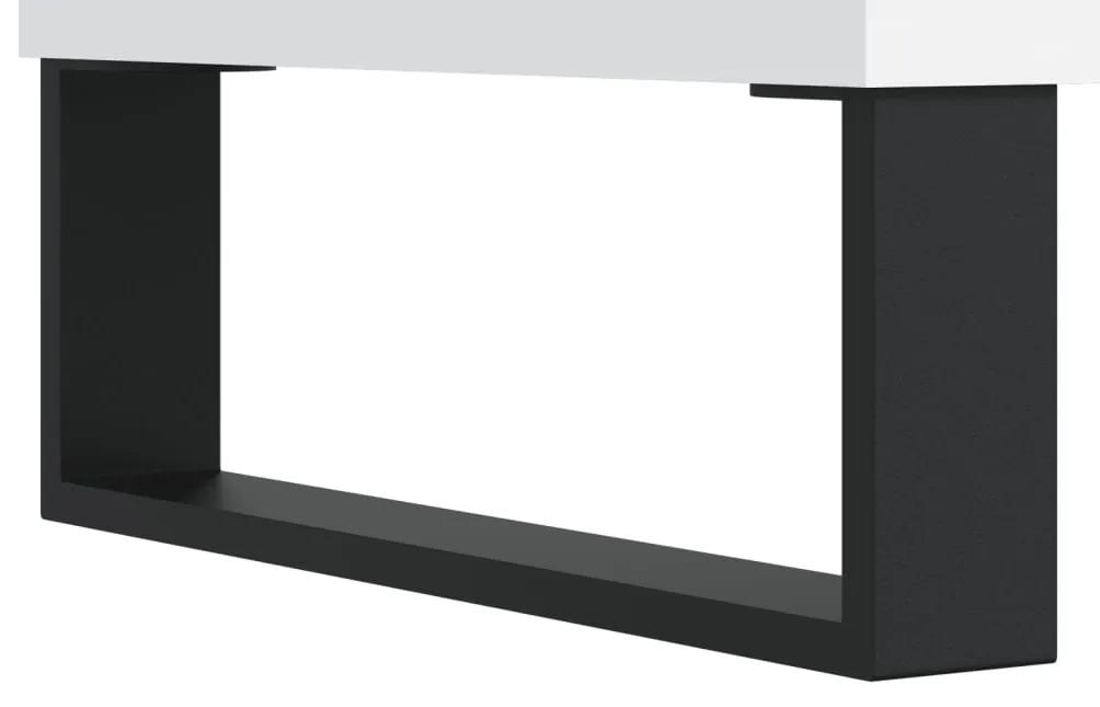 Móvel de TV 80x36x50 cm madeira processada branco