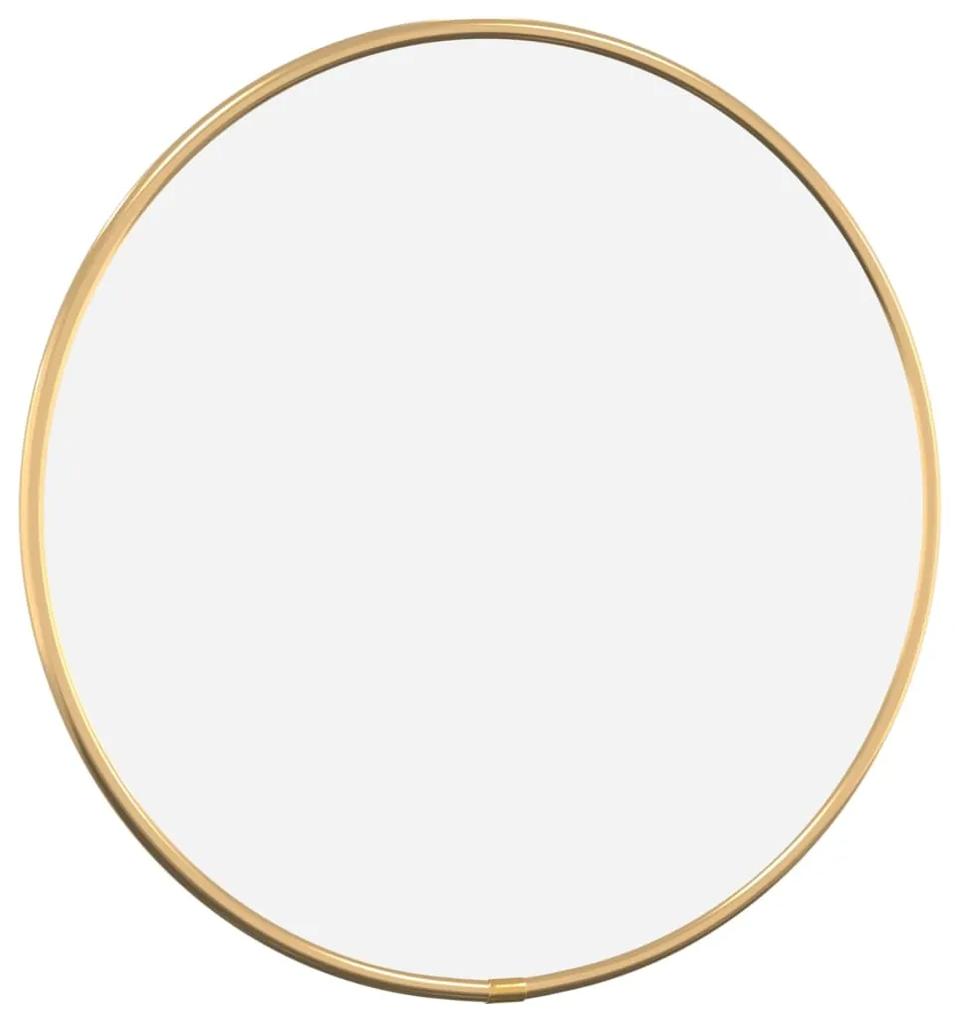 Espelho de parede Ø30 cm redondo dourado