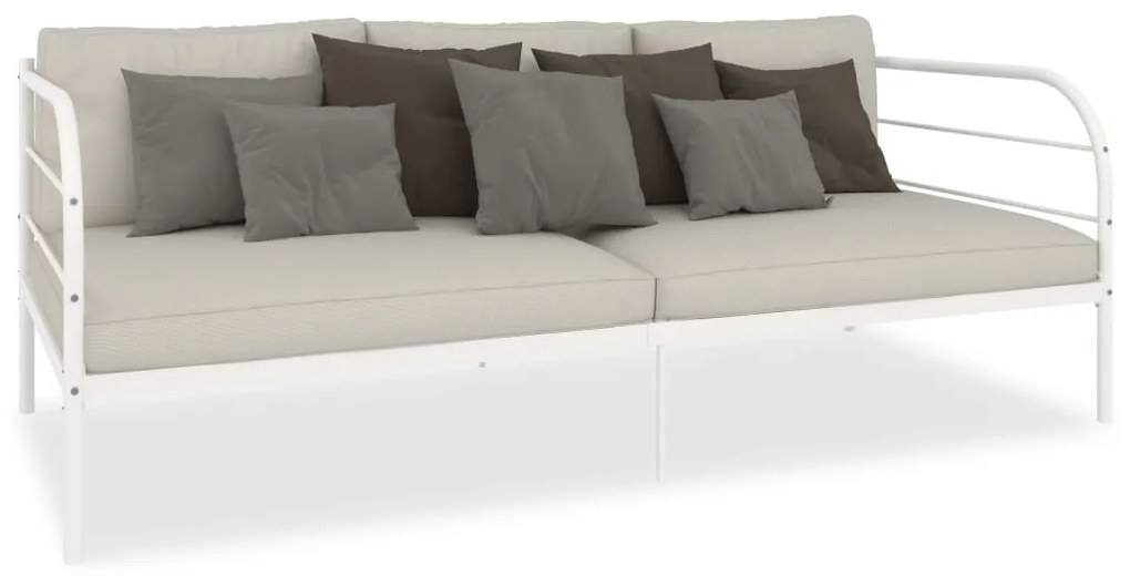 Estrutura sofá-cama 90x200 cm metal branco