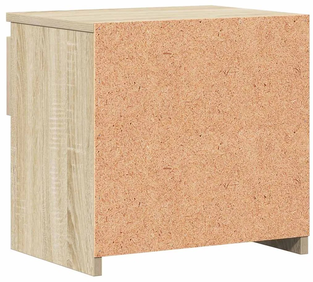 Mesa de cabeceira 40x30x39 cm contraplacado carvalho sonoma