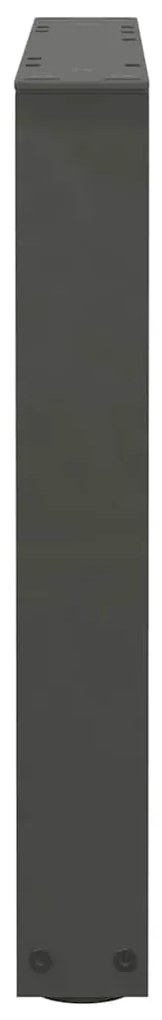 Pés para mesa de centro em forma de V, 2 peças, antracite, 50x (42-43,