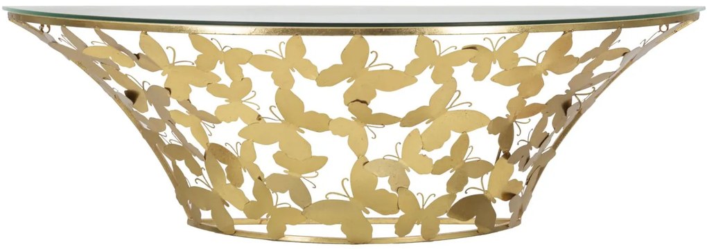 CONSOLA DE PAREDE BORBOLETAS 120X40,5X37,2 CM