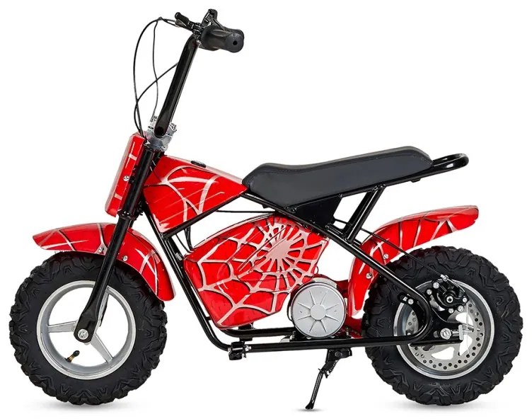 Mini moto eléctrica 300W 36V para crianças +5 anos, até 70Kg inclui 1 par de rodas GRAFFITY Vermelha