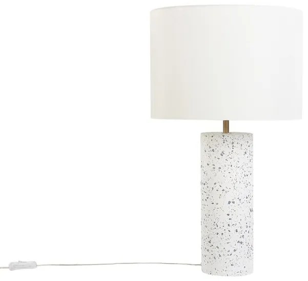 Candeeiro de mesa 57 cm em betão branco MIANUS