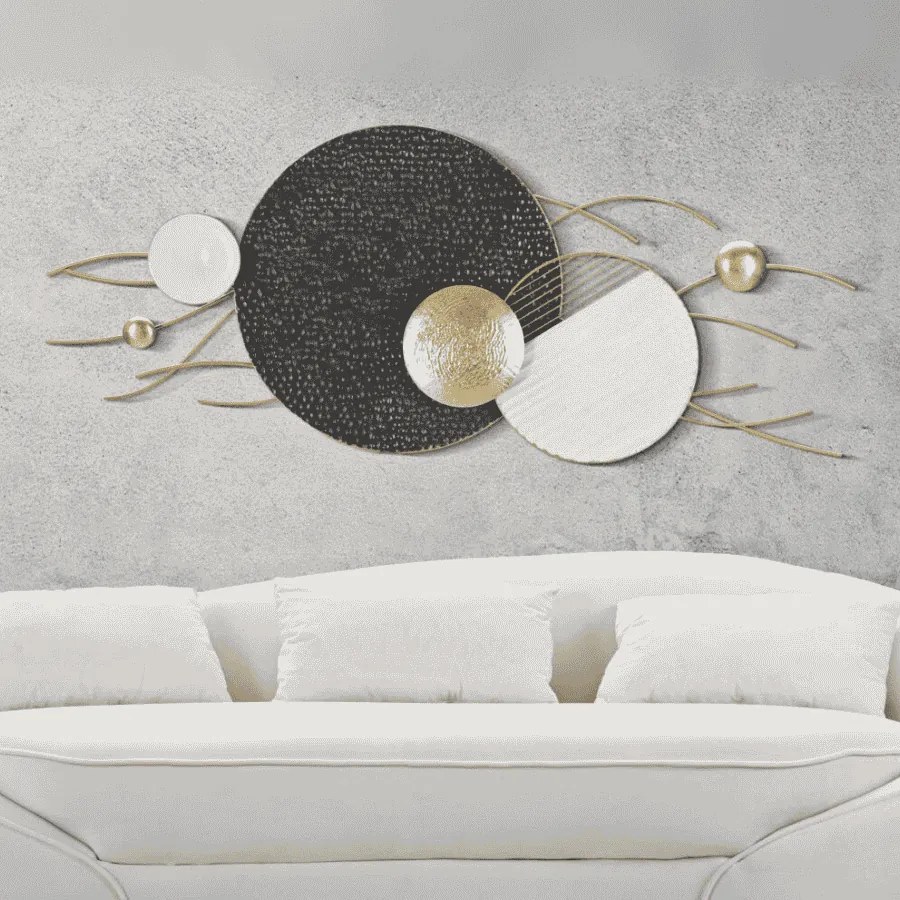 PAINEL DE PAREDE DE FERRO BOLY 129,5X8,3X53,3 CM MULTICOLORIDO