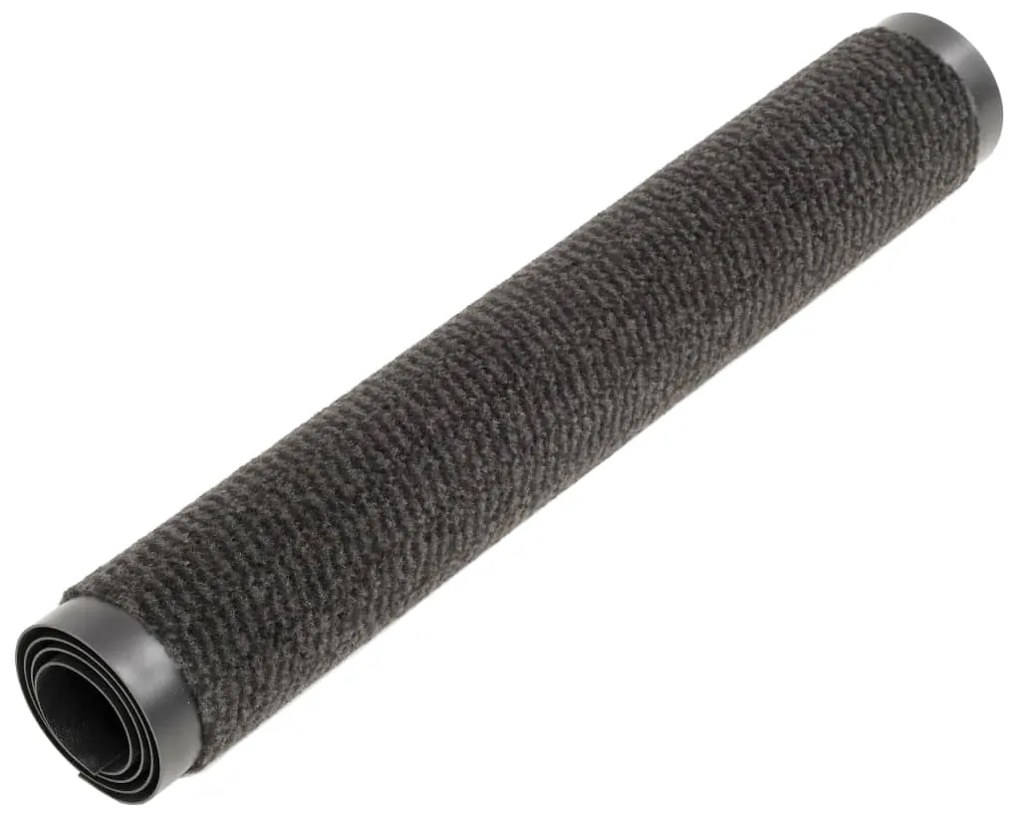 Tapete controlo pó retangular tufado 2pcs 40x60cm preto