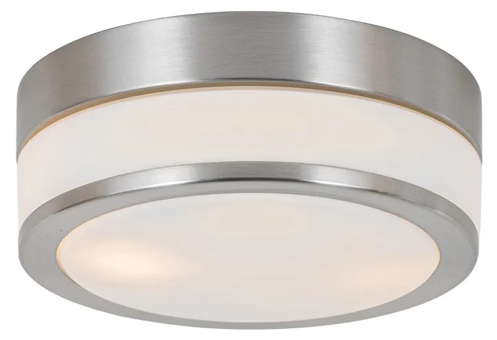 Candeeiro de teto exterior clássico em aço 23 cm IP44 - Flavi Moderno