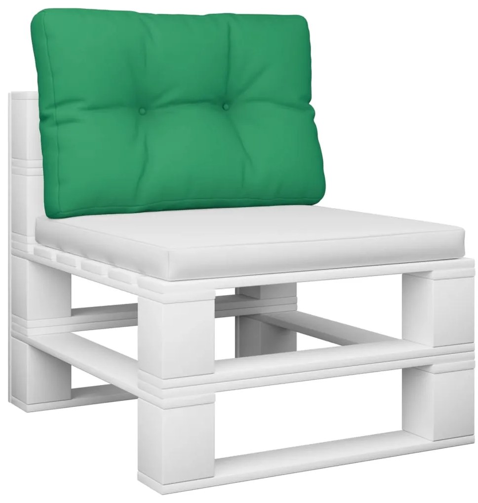 Almofadão paletes 60x40x12 cm tecido verde