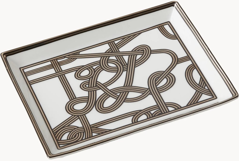 Tabuleiro decorativo em porcelana Berken